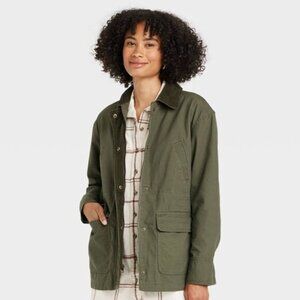 Universal Thread Dark Olive Utility Jacket